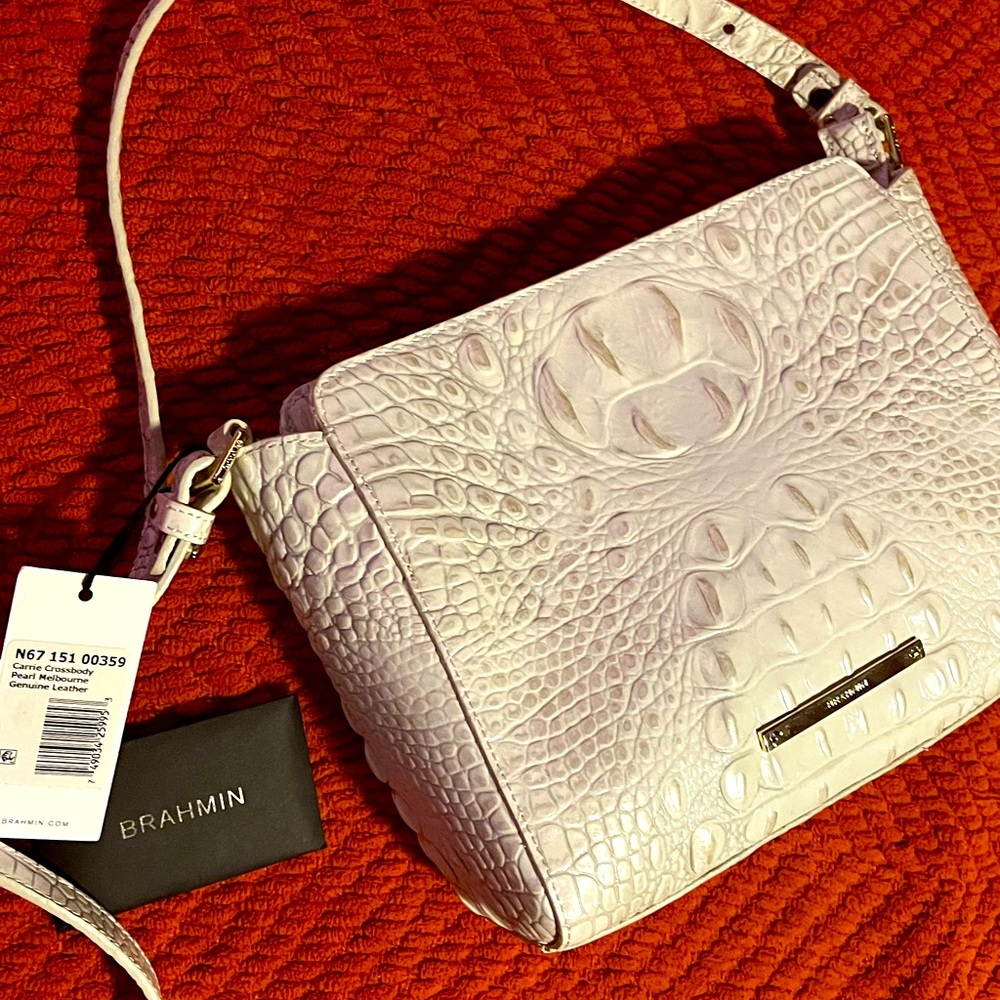 Brahmin Carrie crossbody, pearl melbourne